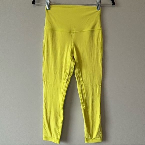 lululemon athletica Pants - Lululemon - Yellow High-Waisted Leggings